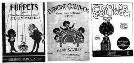 Covers of sheet music
